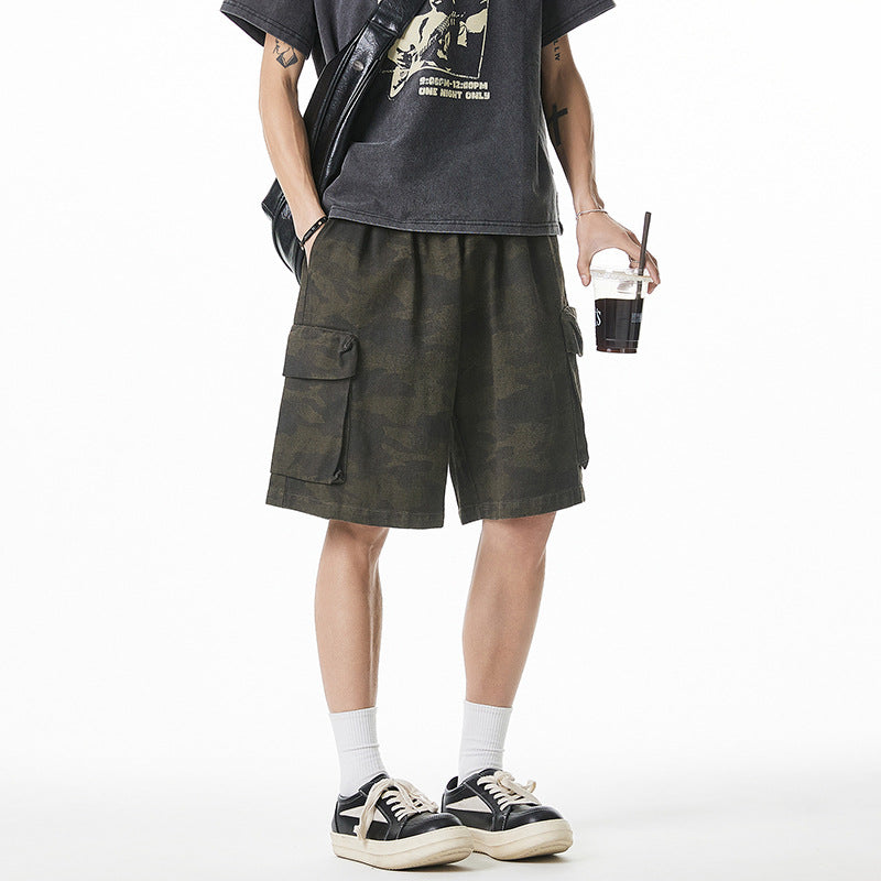 Men Leisure Camouflage Shorts