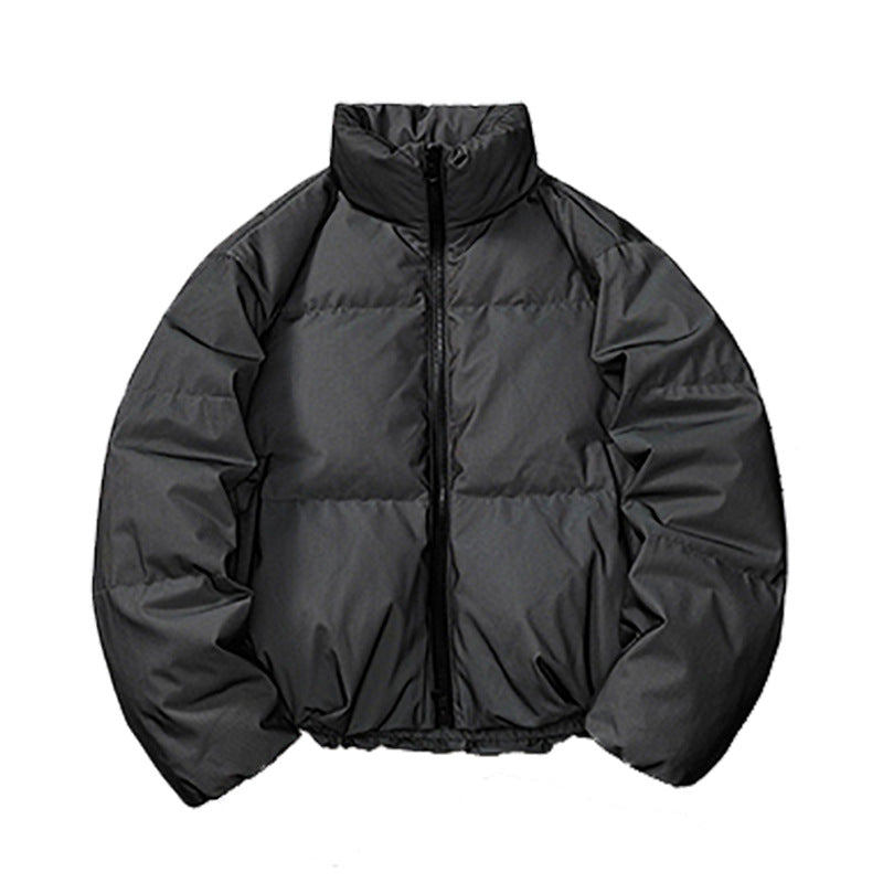 Unisex Stand up Collar Puffer Jacket