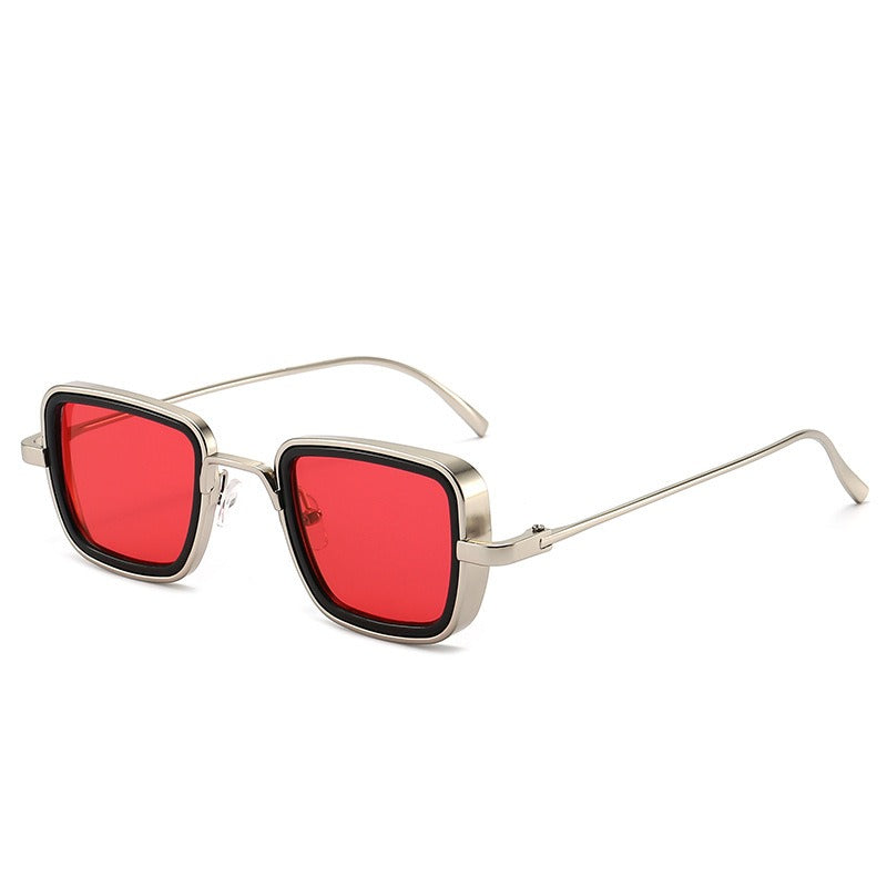 Accessories Bright Steampunk Square Sunglasses