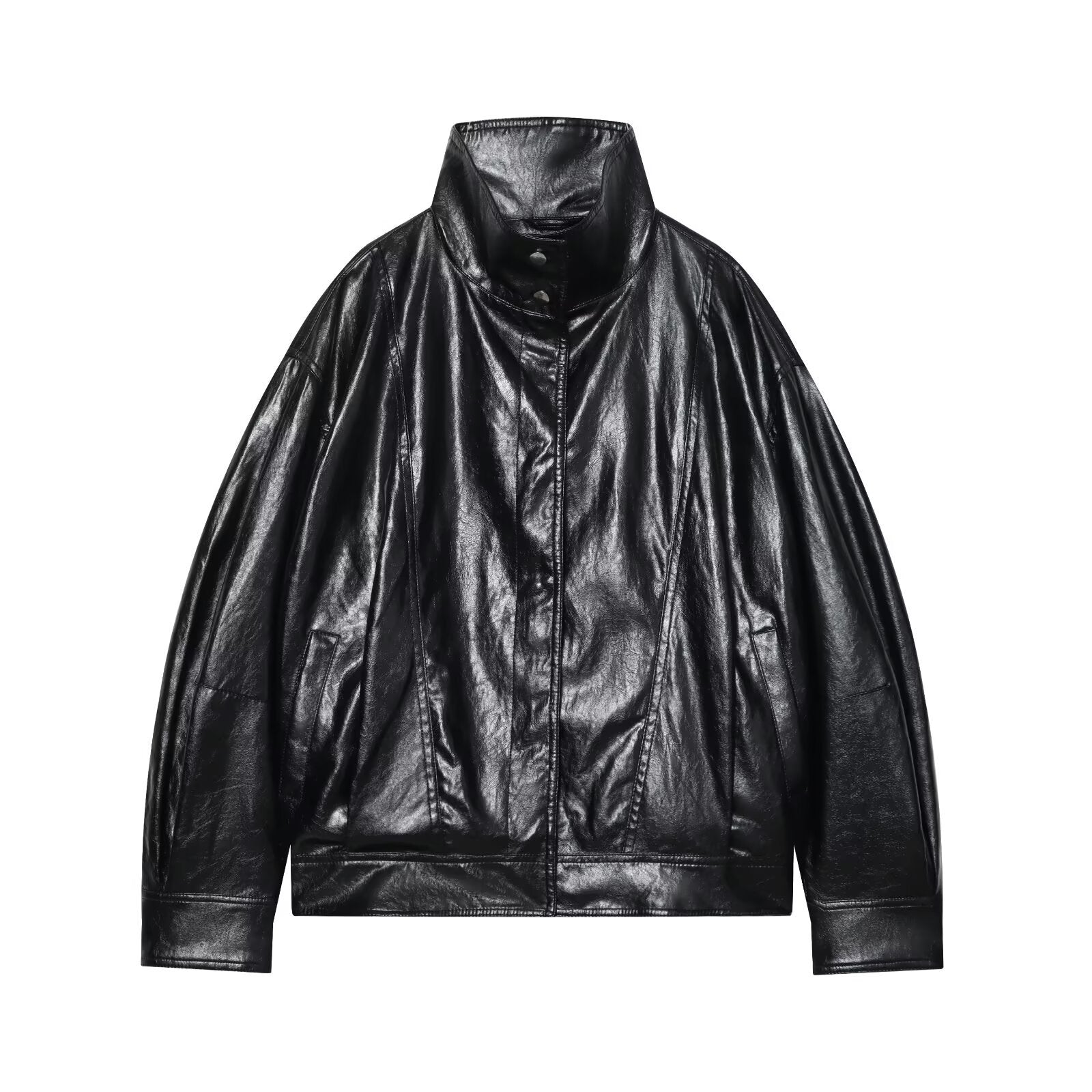 Women Aviator Leather Jacket