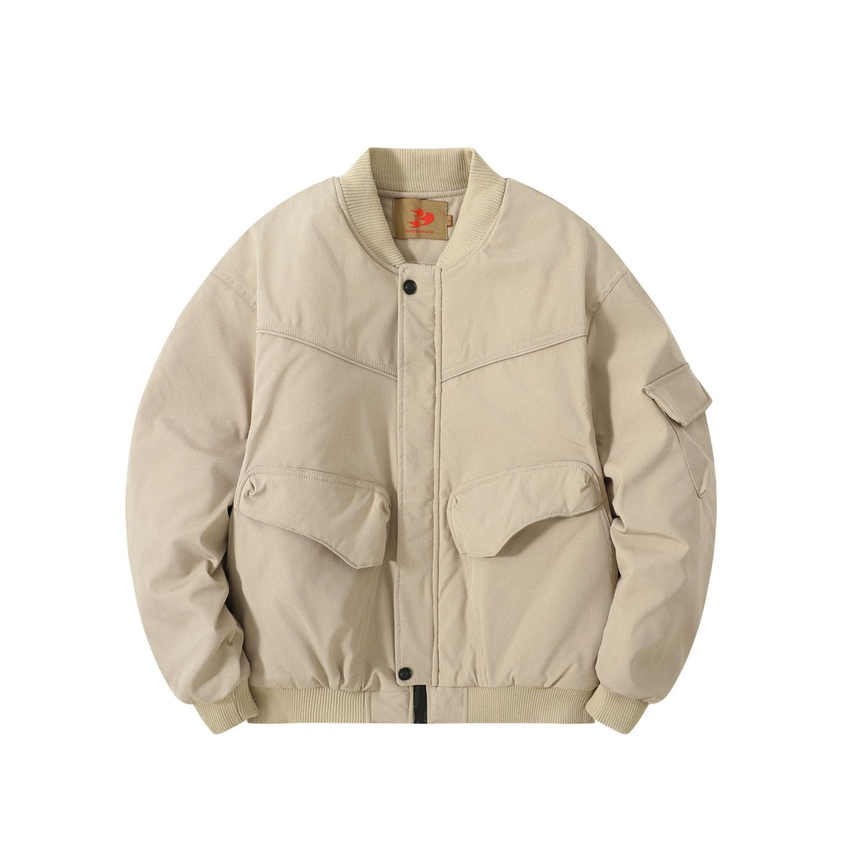 Men Winter Casual Baseball Bomber Jacket