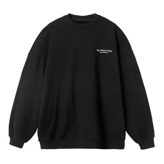 Unisex Cotton Printed Round Neck Sweater