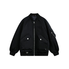 Men Utility Duck Down Puffer Collared Jacket