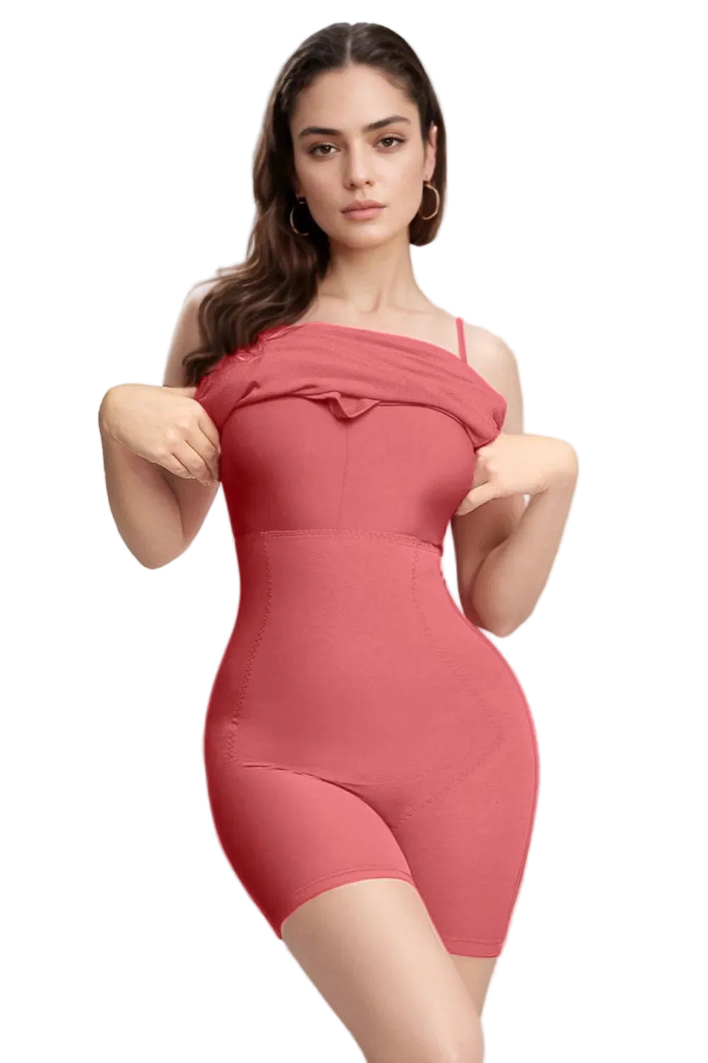 Women Basic Bae Built-In Shapewear Sleeveless Dress