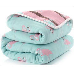 Newborn Muslin Cotton 6 Layers Thick Swaddle Receiving Blankets