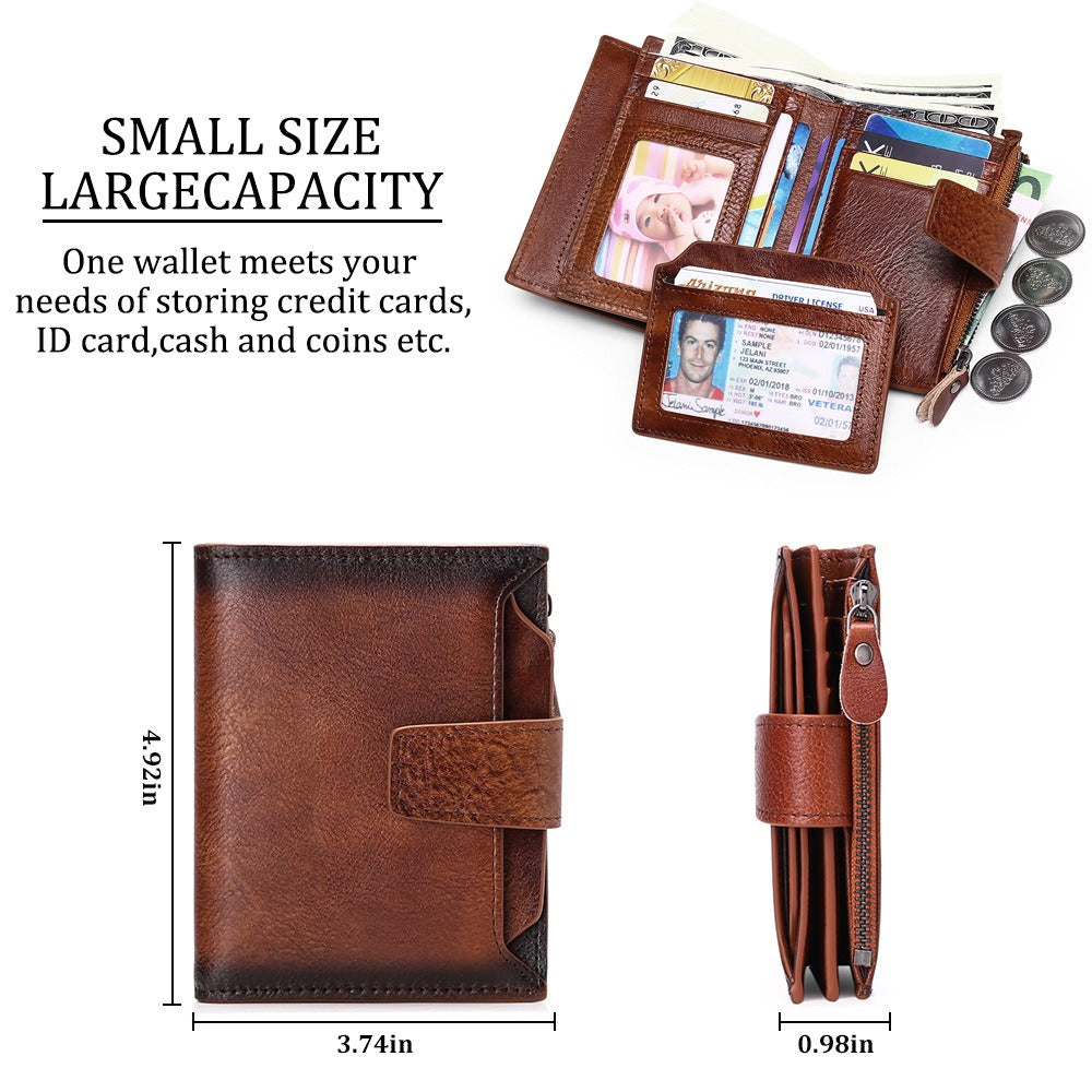 Accessories Men Genuine Leather Casual Wallet