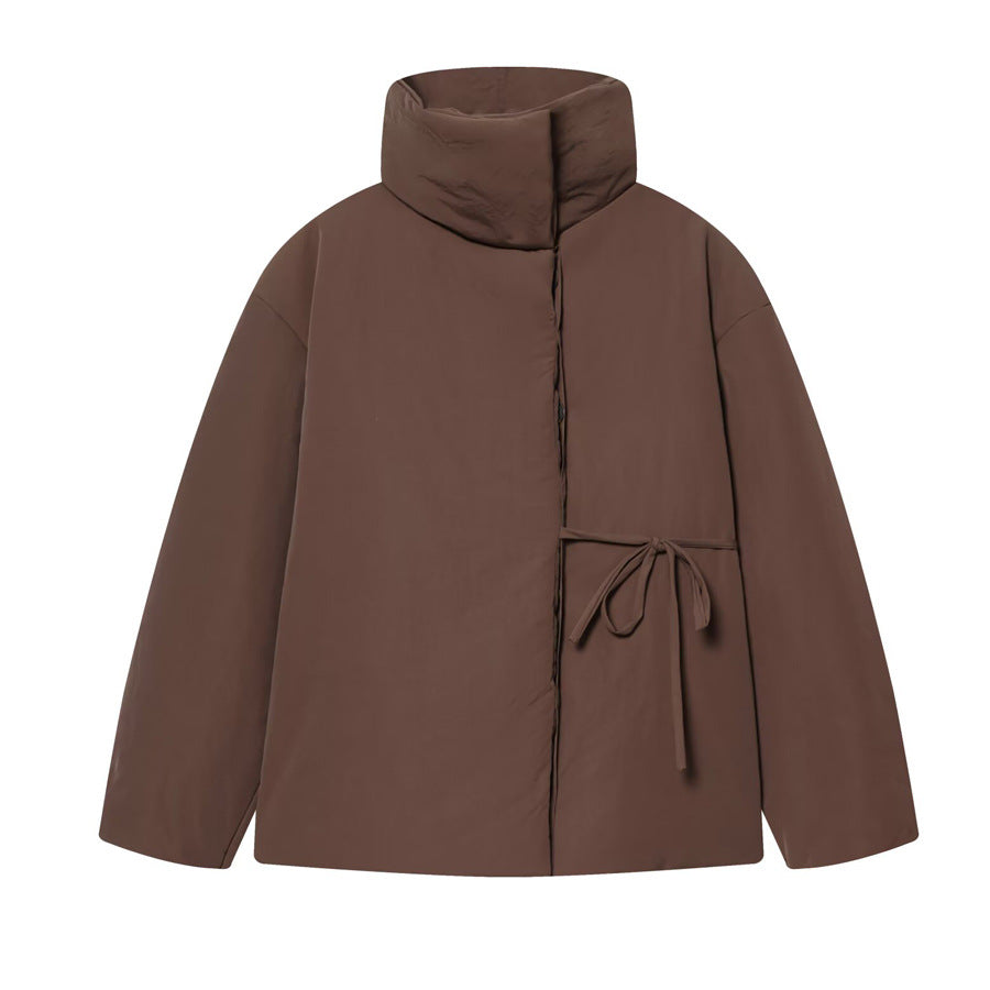 Women Casual Puffy Short Loose Jacket