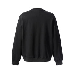 Men Casual Round Neck Pullover Sweatshirt