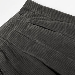 Men Casual Corduroy Wide Leg Pleated Pants