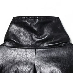 Women Aviator Leather Jacket