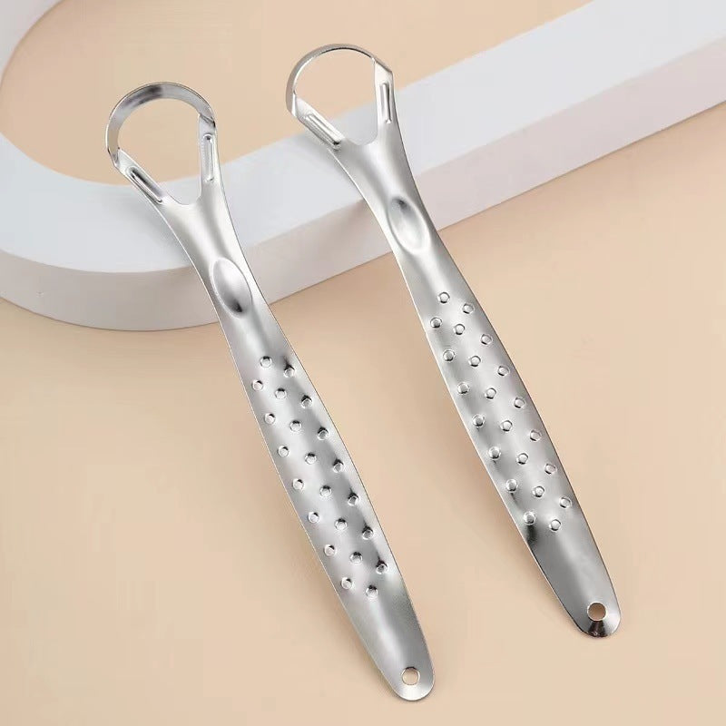 Tongue Cleaner Stainless Steel Tongue Scraper Oral Hygiene Tool for Fresh Breath