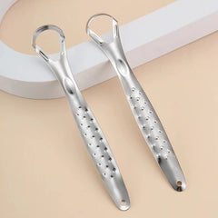 Tongue Cleaner Stainless Steel Tongue Scraper Oral Hygiene Tool for Fresh Breath