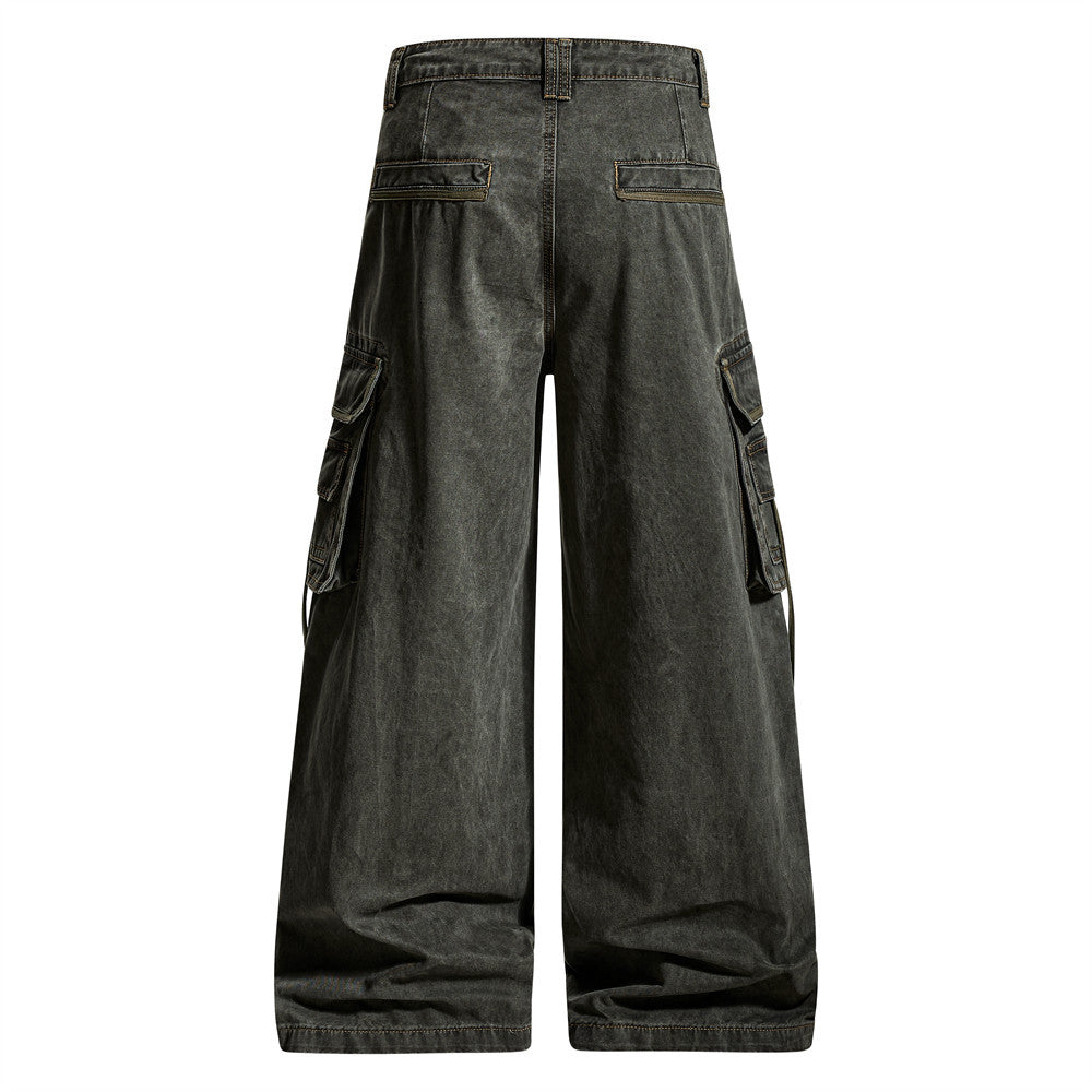 Men Casual Large Pocket Cargo Pants