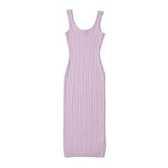 Women Summer Casual Bodycon Knitted Dress
