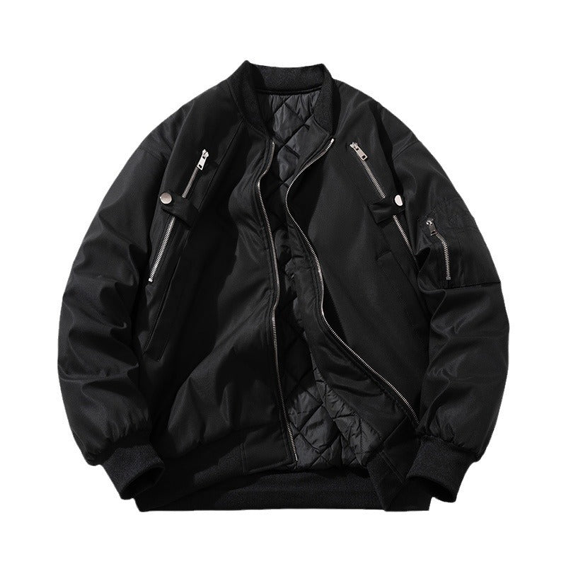 Unisex Casual Pilot Bomber Padded Jackets