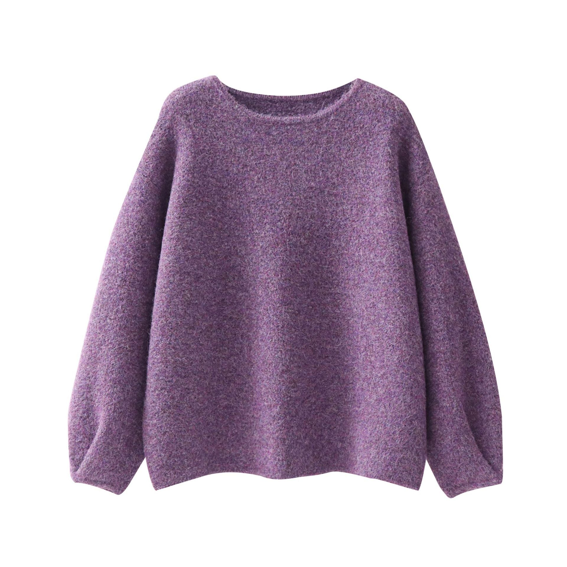 Women Loose Round Neck Sweater