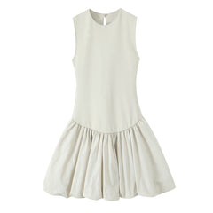 Women Casual A Line Frill Dress