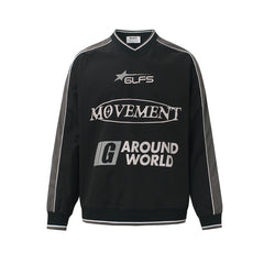 Unisex Casual Pullover Loose Sweatshirt