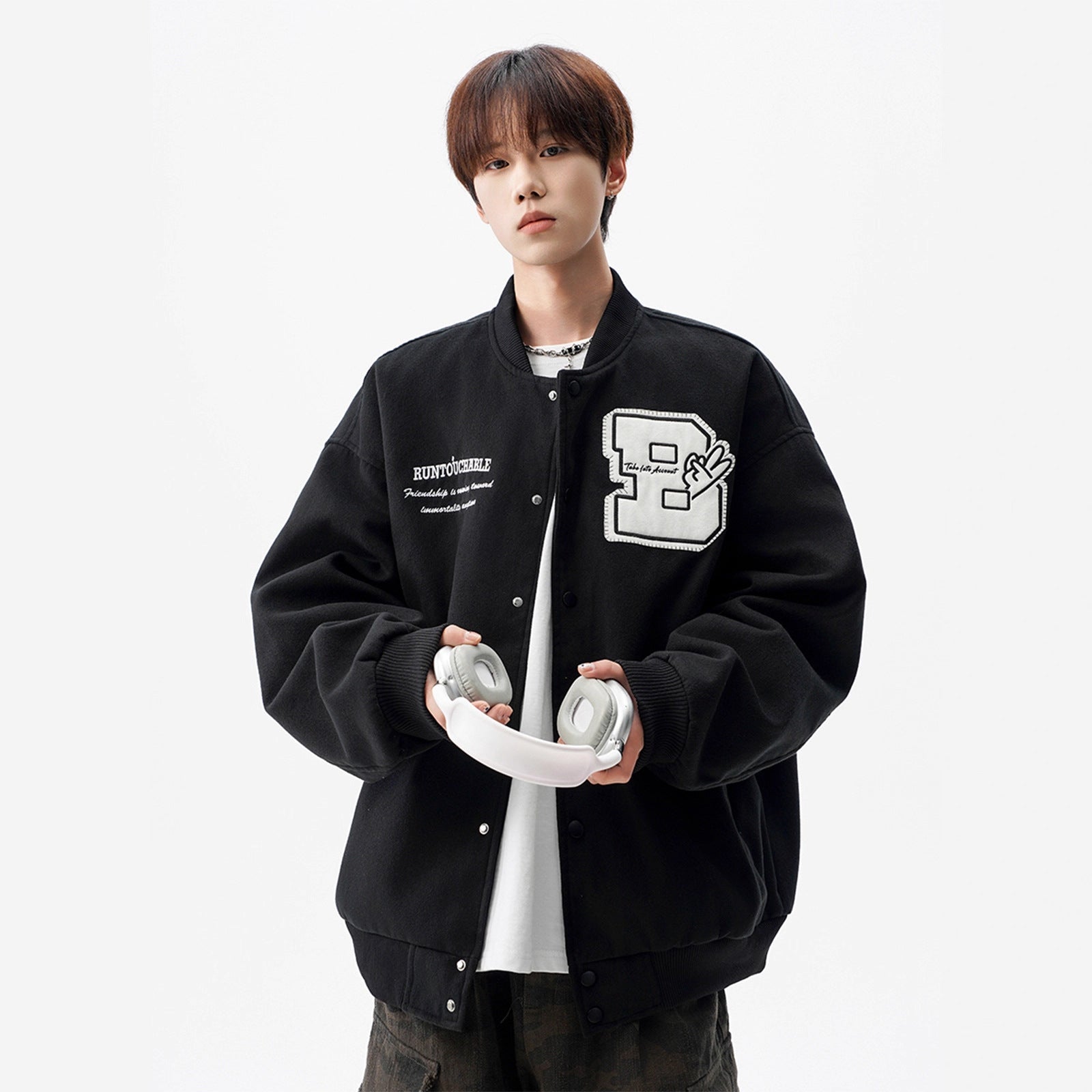 Unisex Embroidered Vintage Streetwear Style Jacket