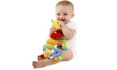 Newborn Music Bed Wrapping Bell Hanging Soft Fabric Plush Bedhead