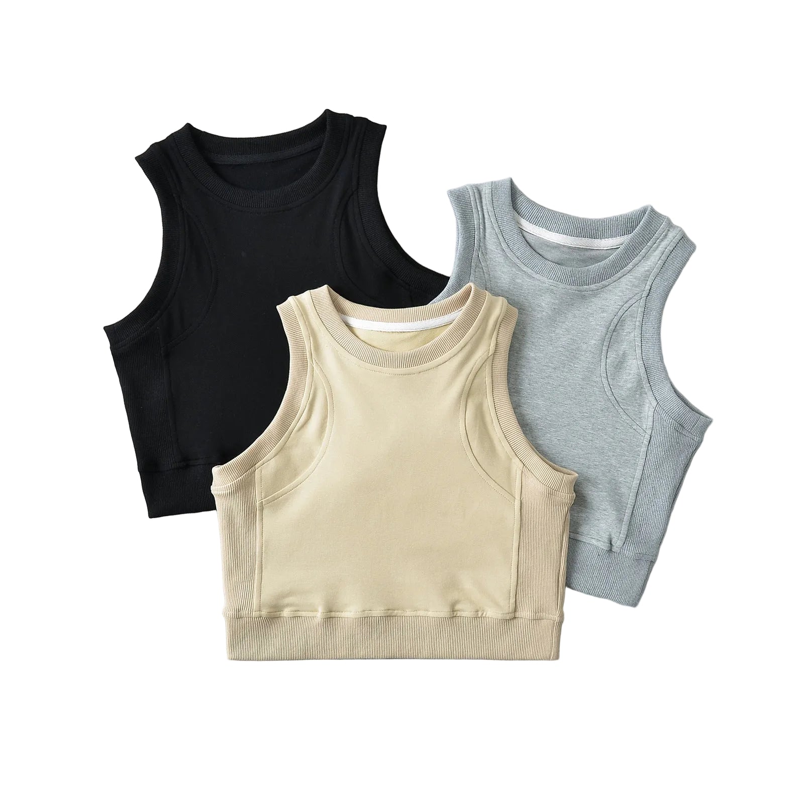Women Active Threaded Splicing Vest