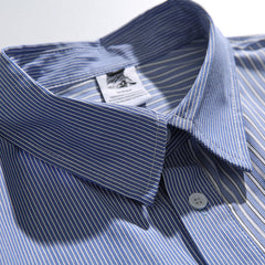 Men Casual Plaid Patchwork Collar Shirt