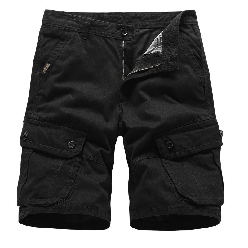 Mens Summer Casual Loose Cargo Capris Shorts