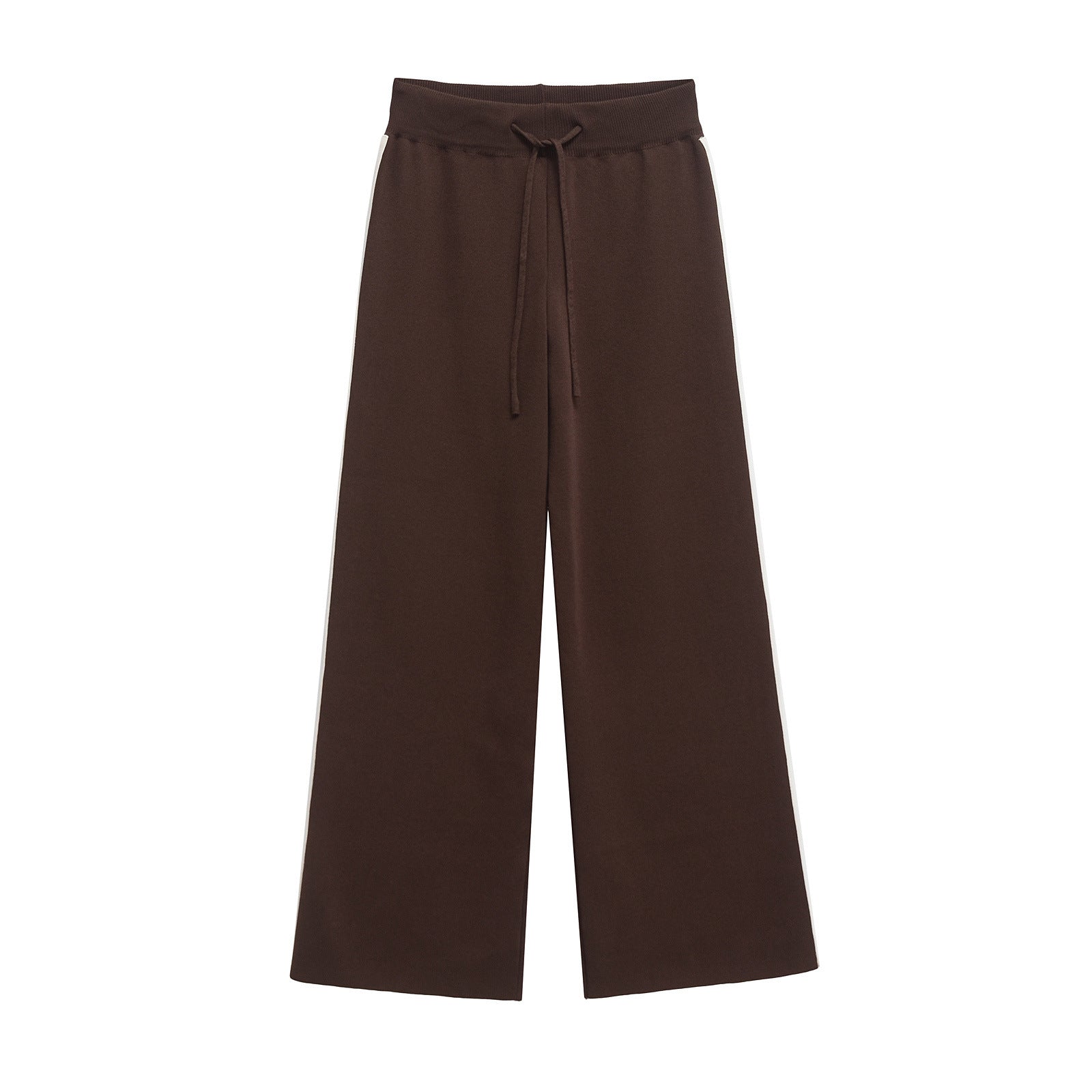 Women Casual Striped Knitted Pants Set