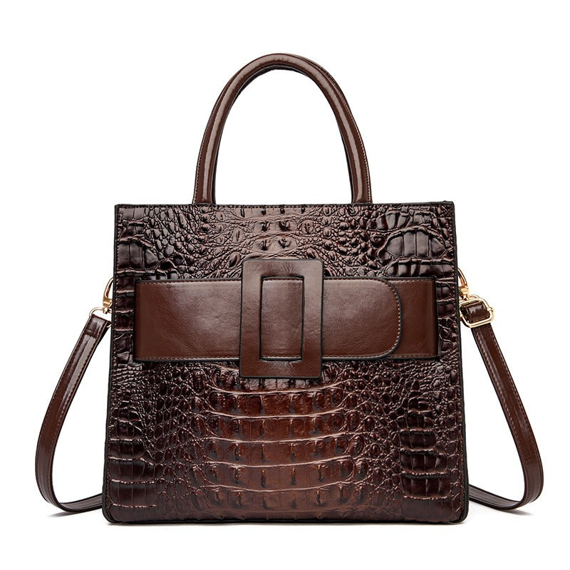 Accessories Women Crocodile Vintage Crossbody Tote Bag