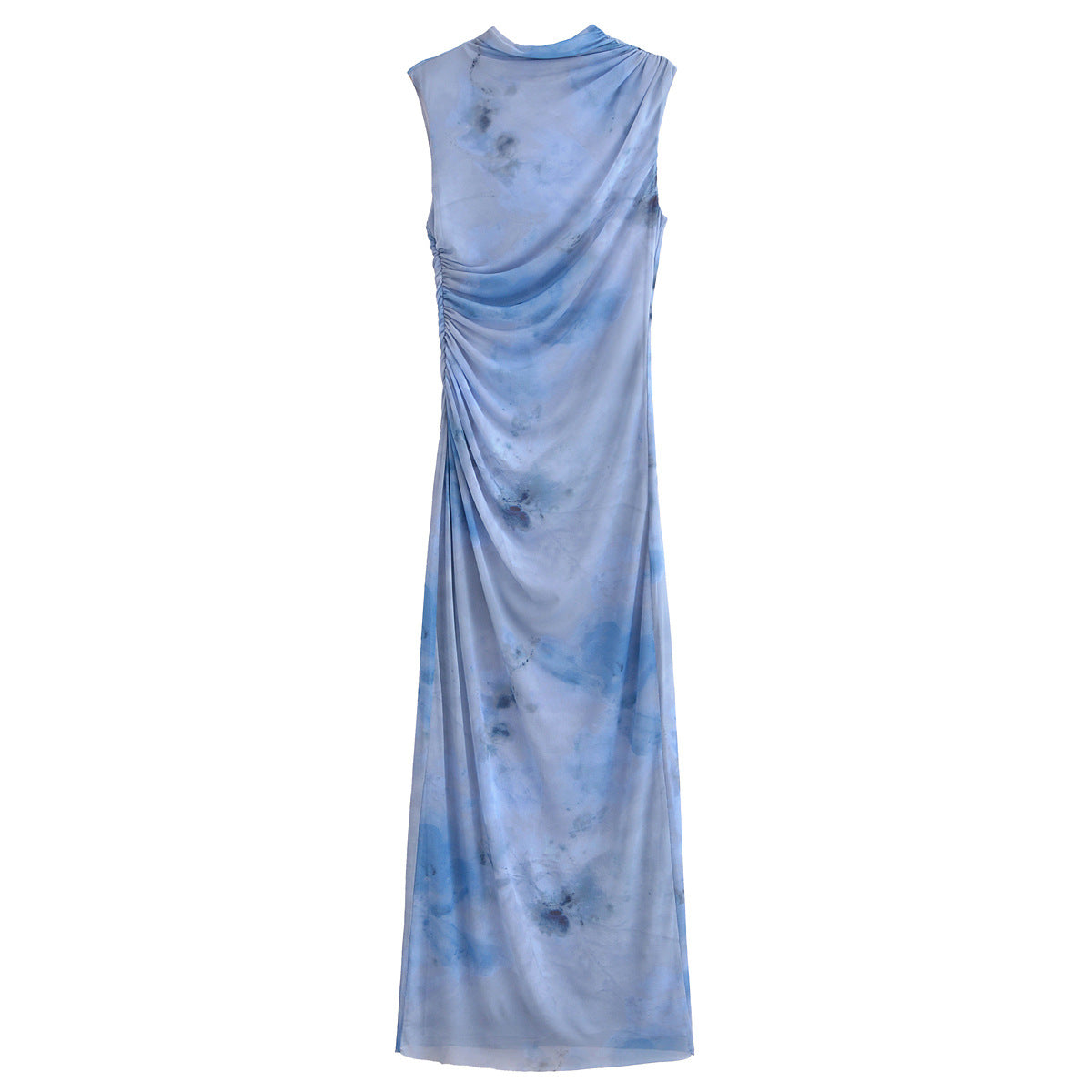 Women Casual Slim Fit Mesh Printed Dress