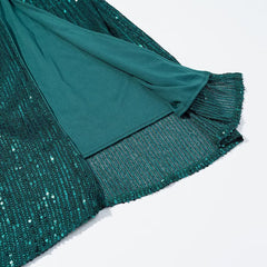 Women Elegant Evening Sequin Strap Dress