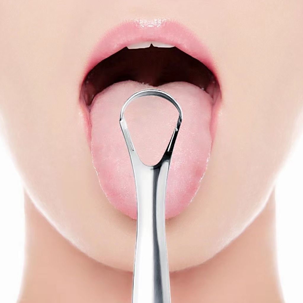 Tongue Cleaner Stainless Steel Tongue Scraper Oral Hygiene Tool for Fresh Breath