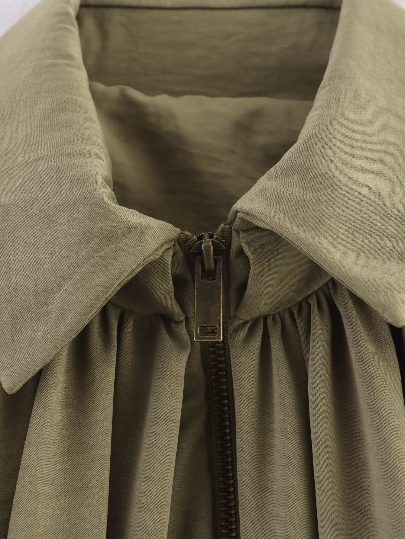Woman Formal Long Sleeved Puffy Blouse
