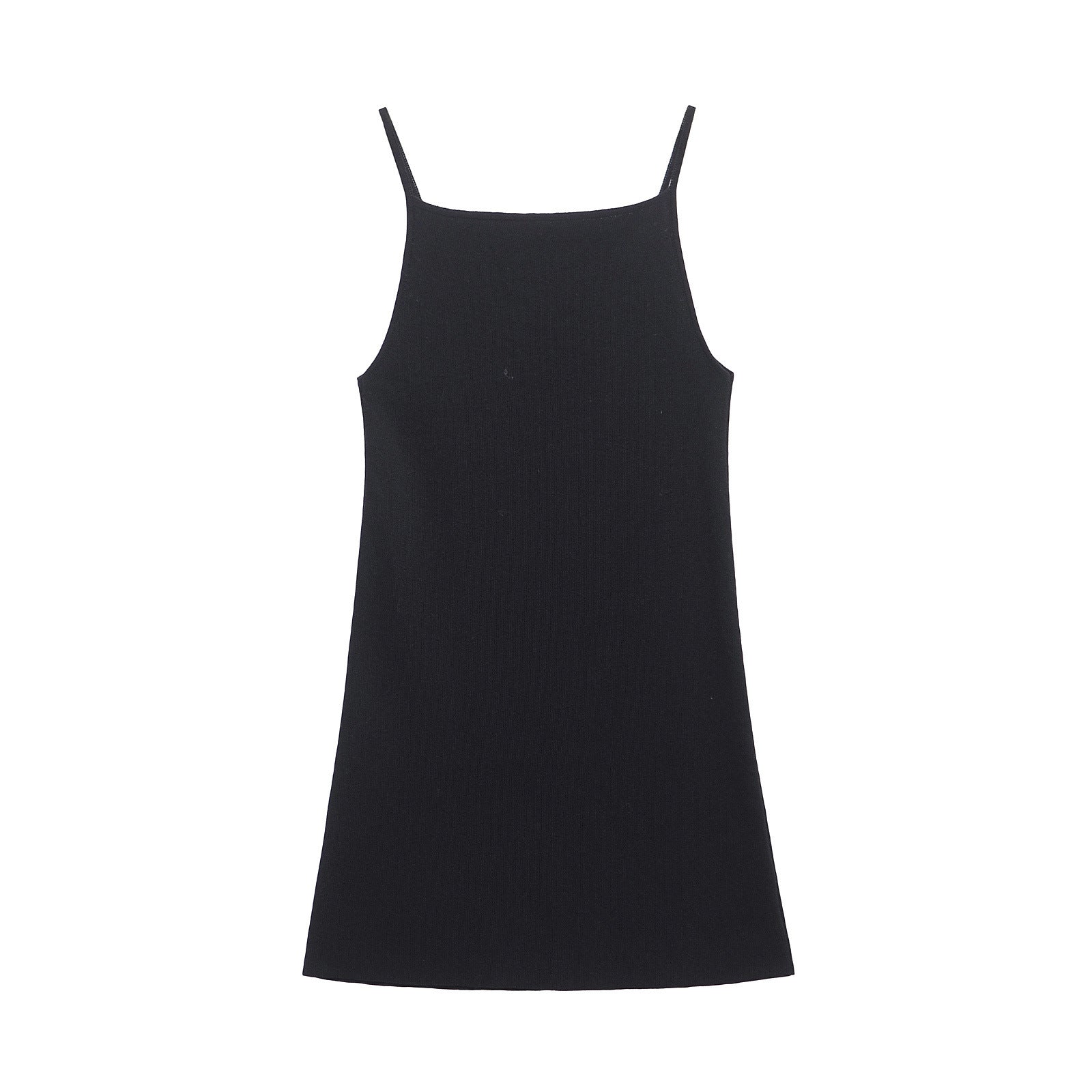 Women Casual Leisure Black Short Dress