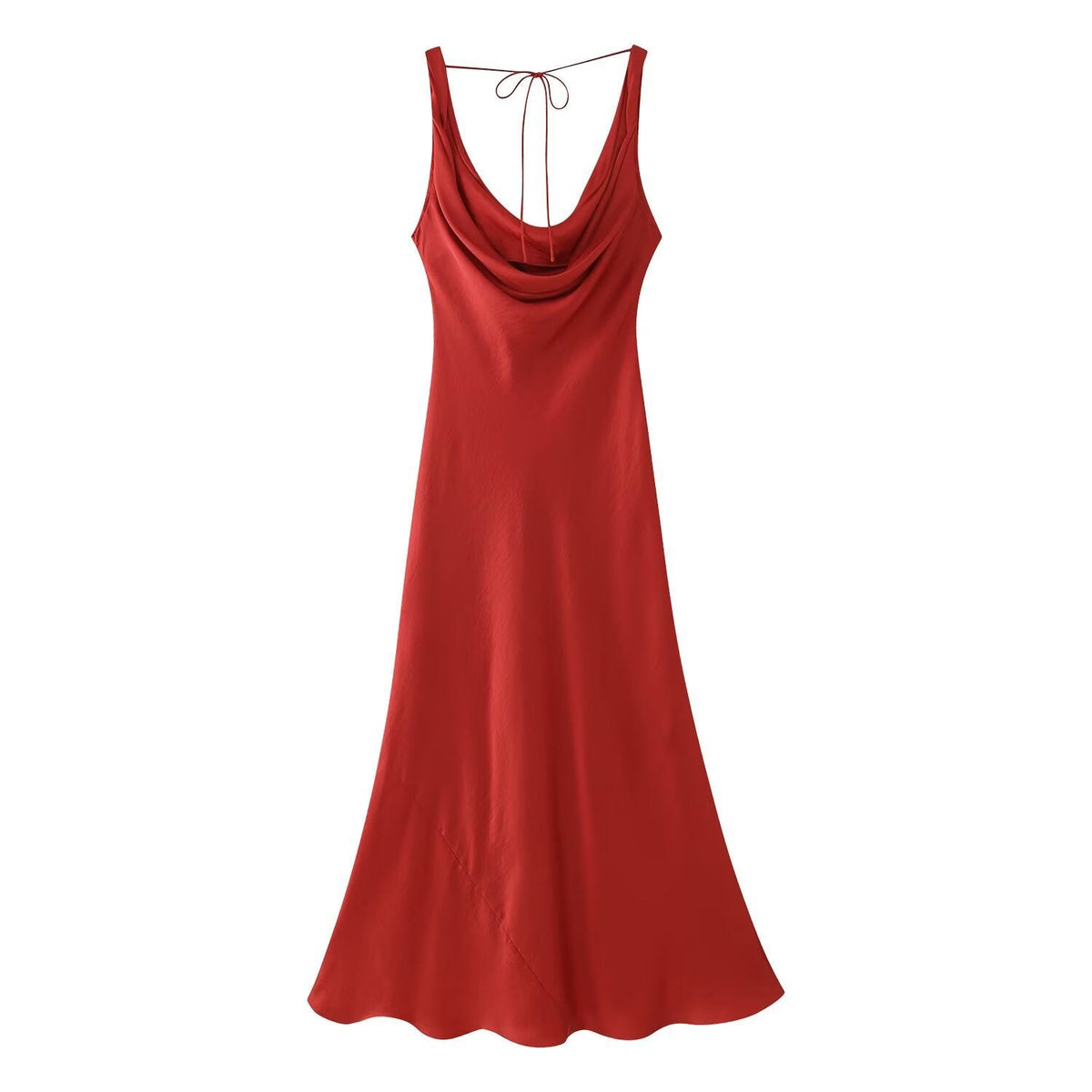 Women Elegant Silk Satin Camisole Dress