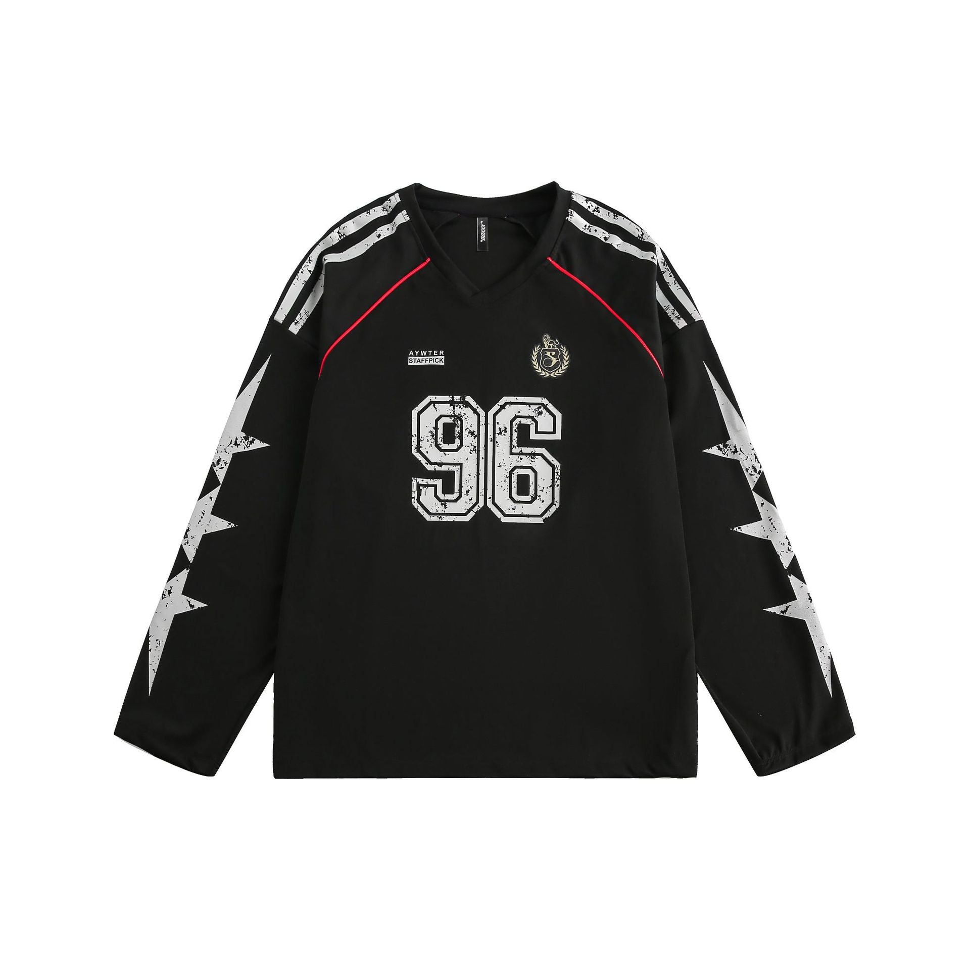 Women Activewear V-neck Sports Sweatshirt
