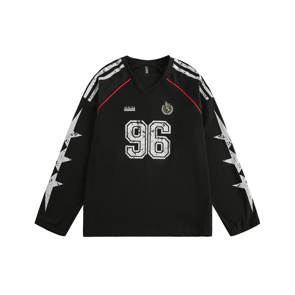 Women Activewear V-neck Sports Sweatshirt