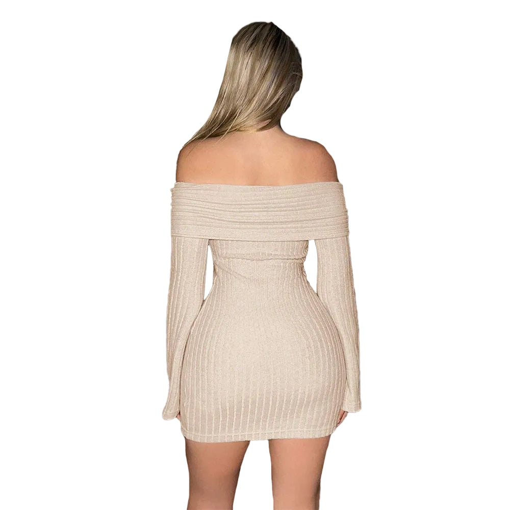 Women Casual Winter Long Sleeve Dress