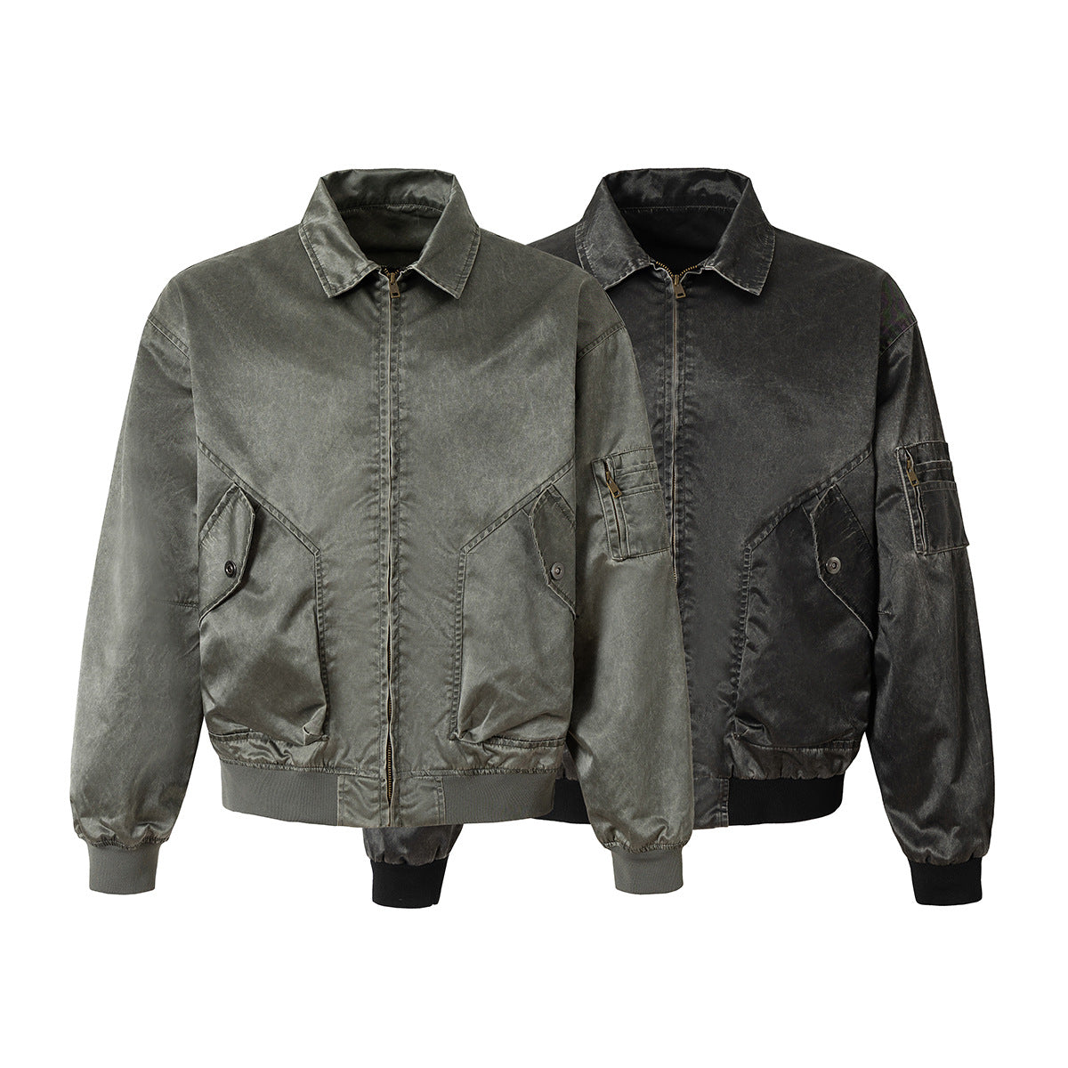 Women Street Retro Splice Jackets