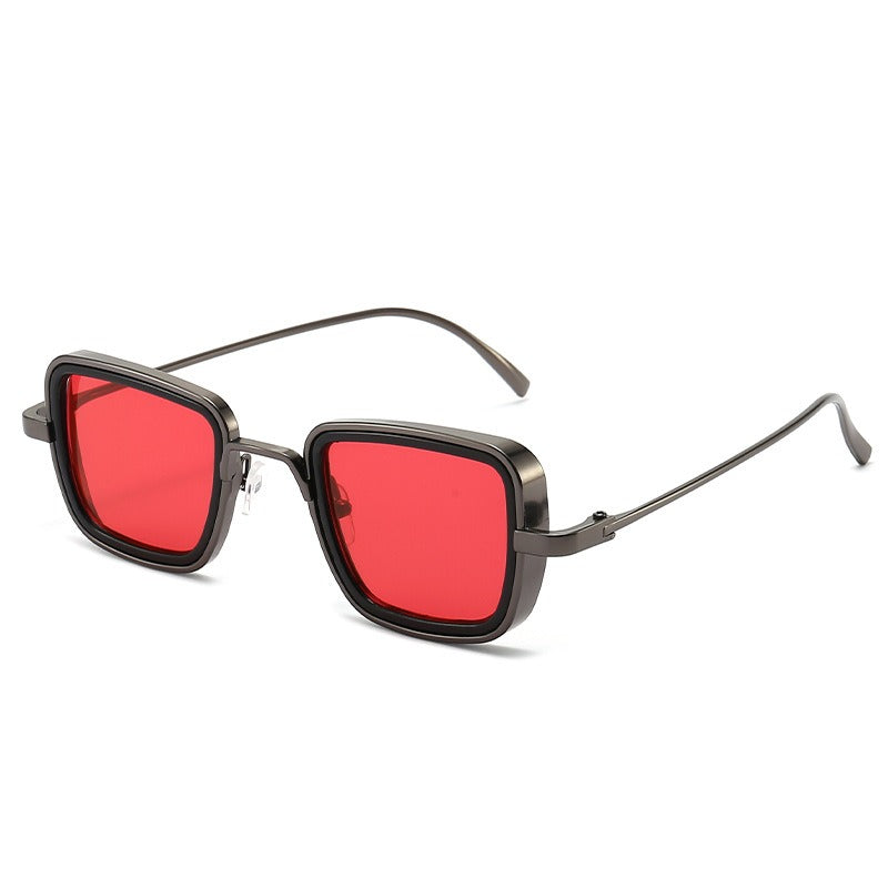 Accessories Bright Steampunk Square Sunglasses