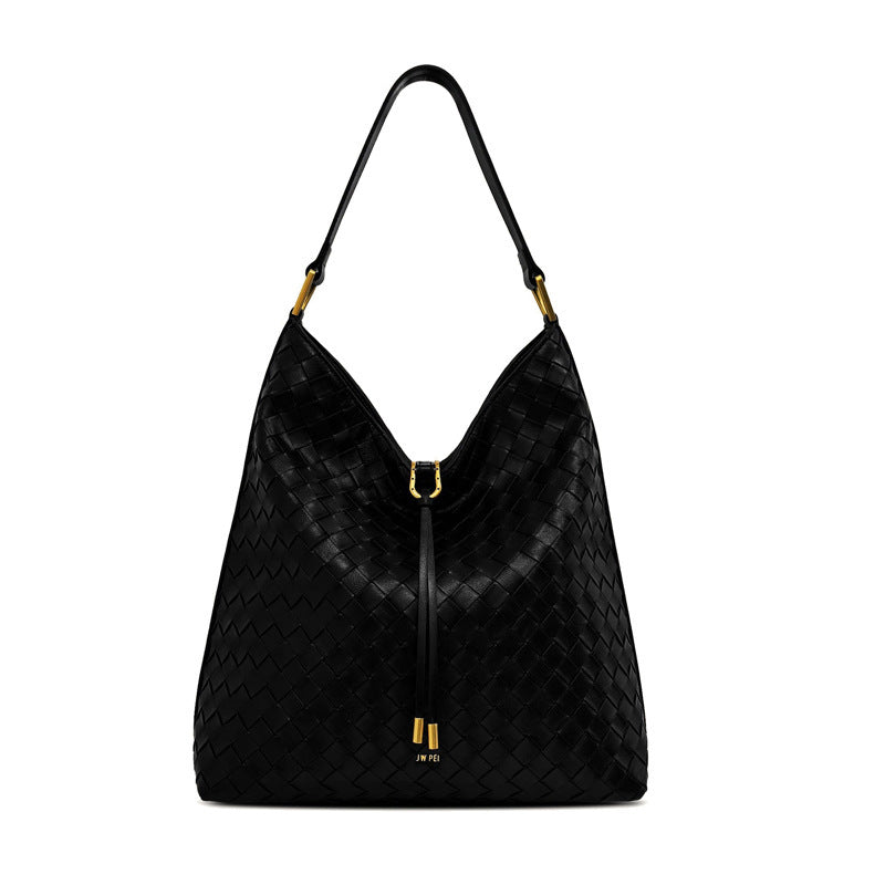 Suede Tote Bag for Women, Large Capacity Commute Crossbody Bucket Bag