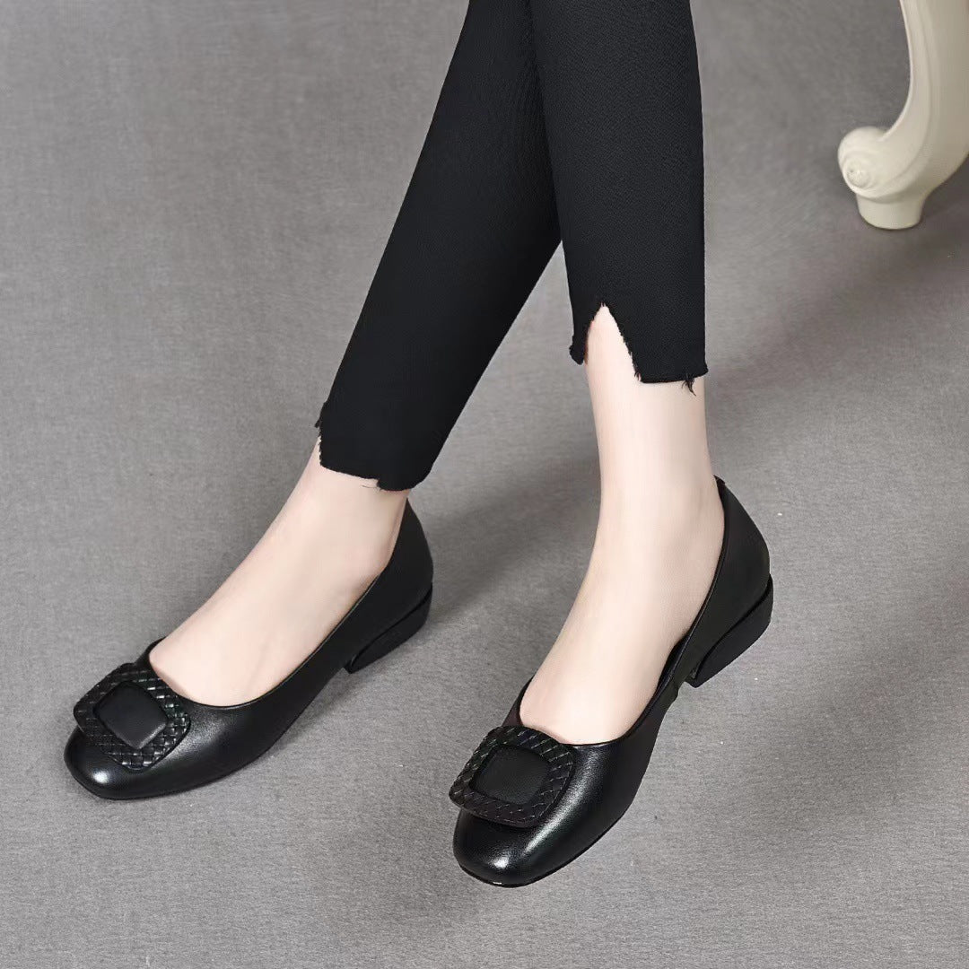Comfortable Women's Flat Shoes with Wedge Heel, for Middle-Aged and Elderly Women