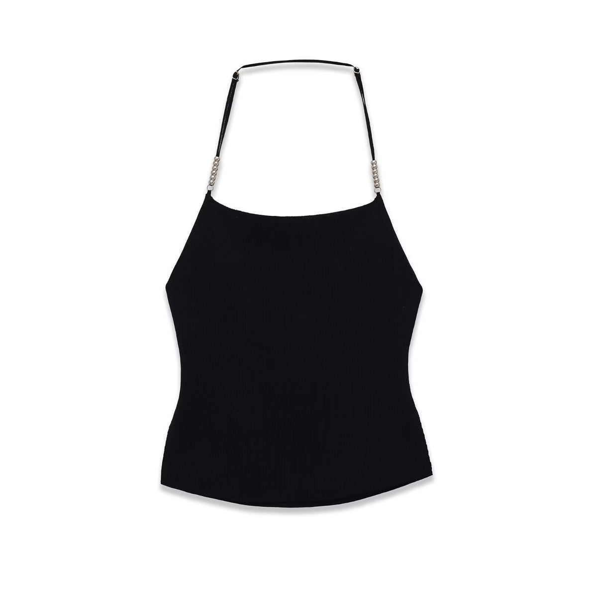 Women Casual Backless Metal Strap Tank Tops