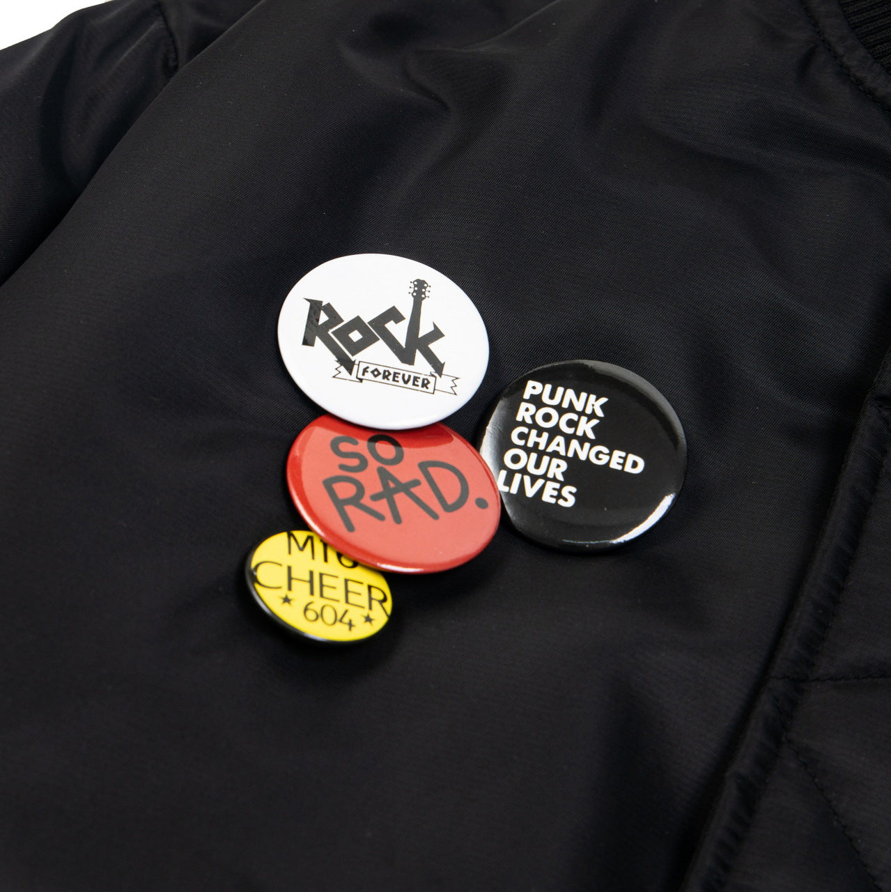 Kids Embroidered Badge Bomber Jacket