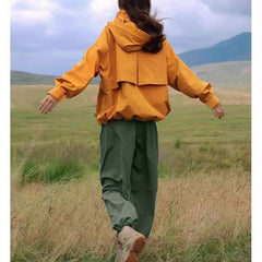 Casual Cargo Pants for Women and Men, Drawstring Waist