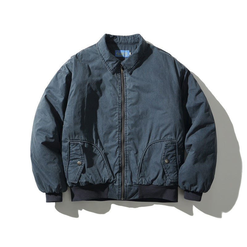 Men Winter Pilot Bomber Jacket