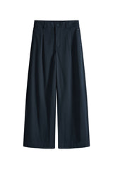 Women Casual Mid Waist Loose Wide Leg Pants