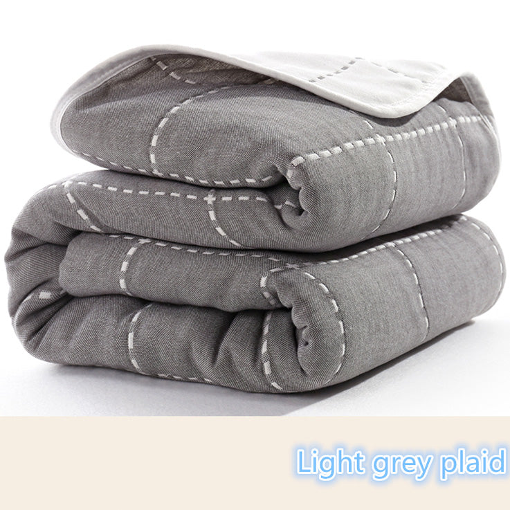 Newborn Muslin Cotton 6 Layers Thick Swaddle Receiving Blankets