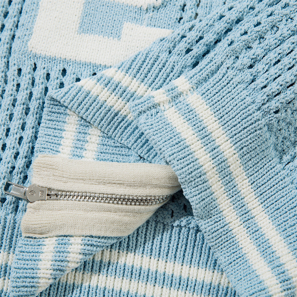 Unisex Woolen Jacquard Knitted Sweater