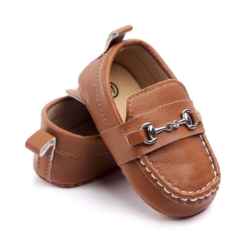 Kids Boys Infant First Walker Soft Soled Toddler Mosscasin
